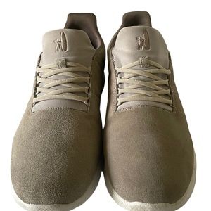 johnnie-O Sneakformance Gray Leather Upper Slip-on Men's Shoes Size 12M